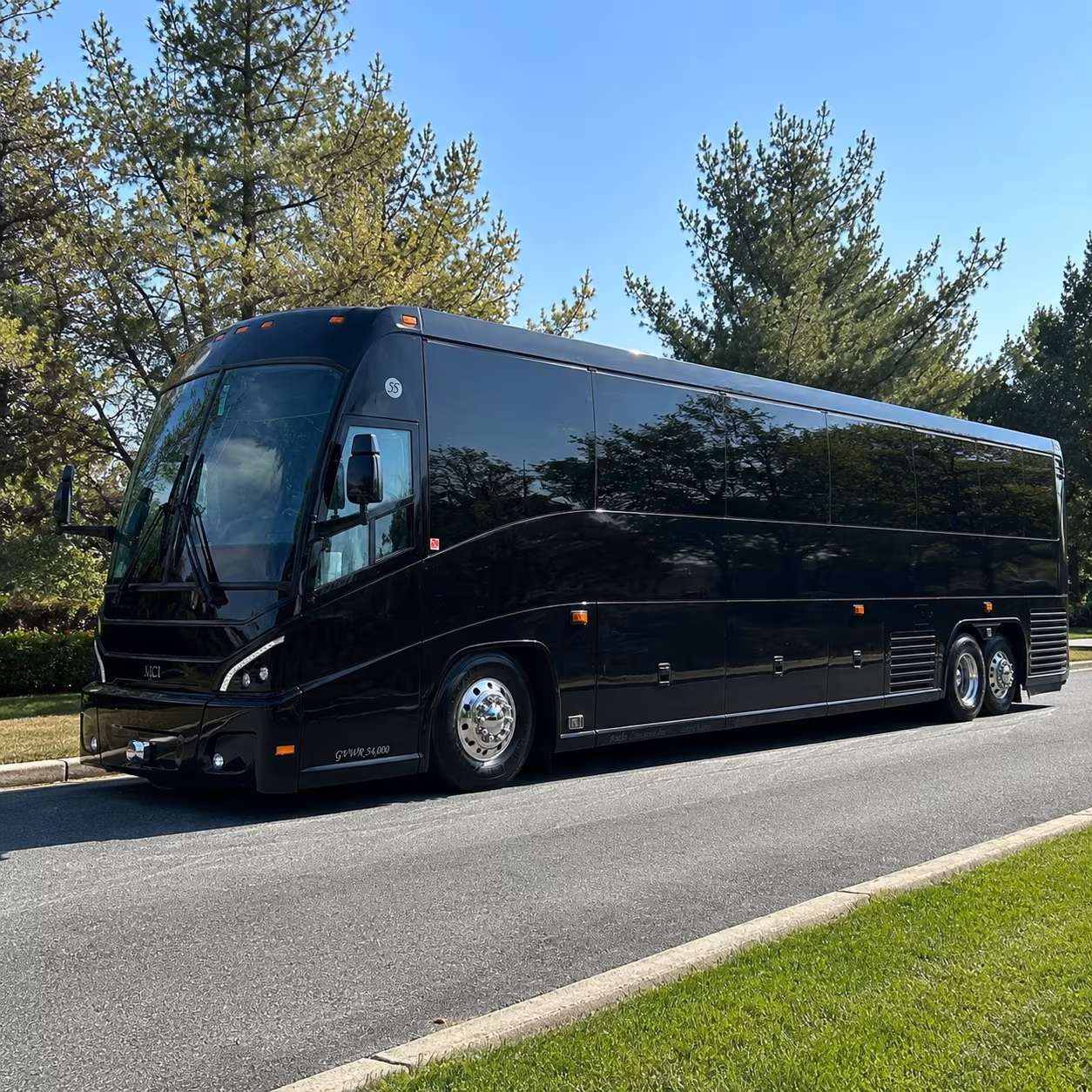 hartford charter bus rental exterior